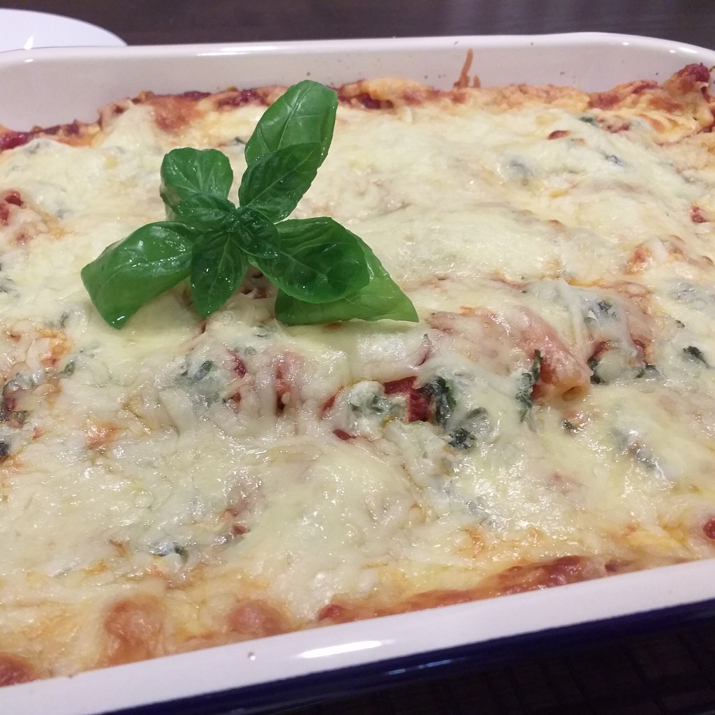 Three-Cheese Chicken Lasagna