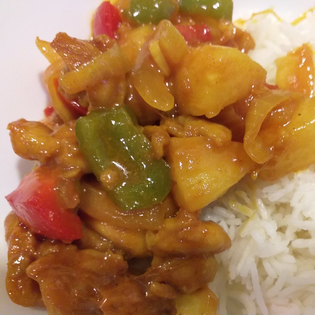 Chicken In Spicy Pineapple Sauce